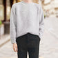 Men's Solid Pullover Round Neck Sweater