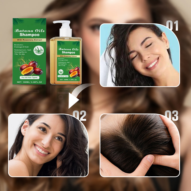 Batana Växtbaserad Olje Shampoo 🌿 - Med Botaniska Extrakt för Hållbar Skönhet och Skötsel! 💧✨