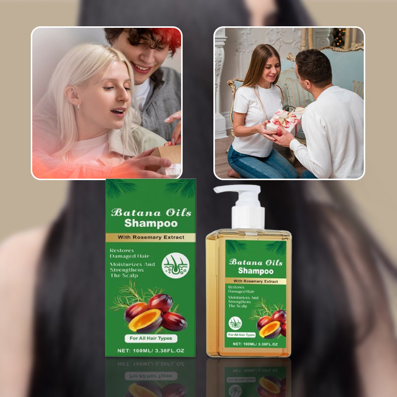 Batana Växtbaserad Olje Shampoo 🌿 - Med Botaniska Extrakt för Hållbar Skönhet och Skötsel! 💧✨