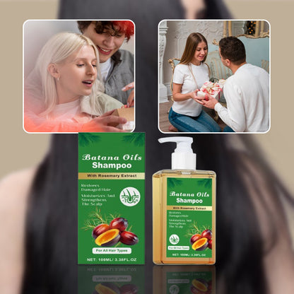 Batana Växtbaserad Olje Shampoo 🌿 - Med Botaniska Extrakt för Hållbar Skönhet och Skötsel! 💧✨