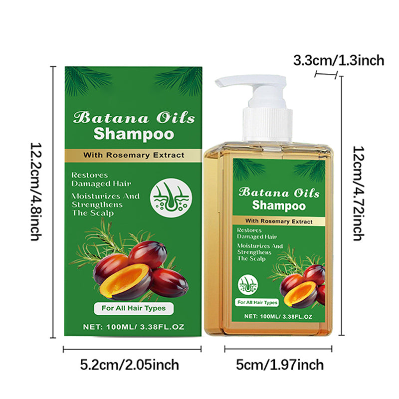 Batana Växtbaserad Olje Shampoo 🌿 - Med Botaniska Extrakt för Hållbar Skönhet och Skötsel! 💧✨