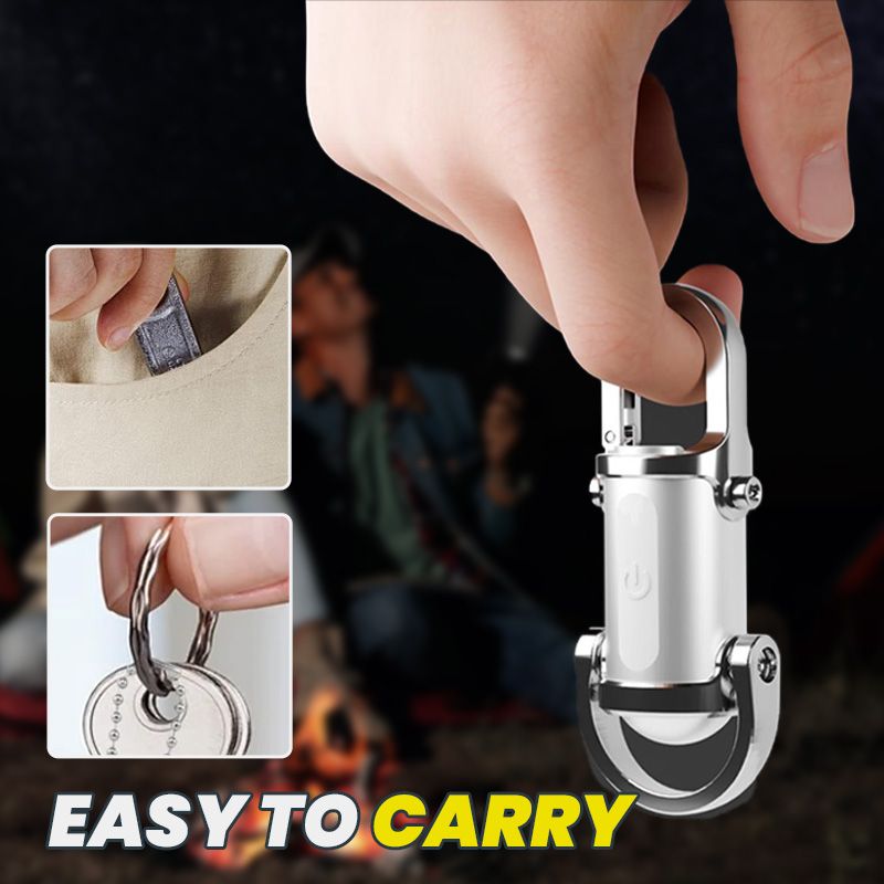 🔥Varm försäljning🔥1200LM Superljus Mini Nyckelringsficklampa Vattentät