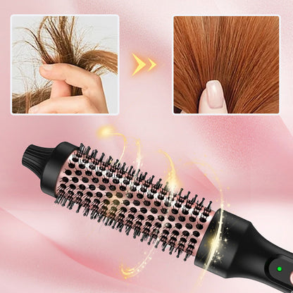 🔥SIDSTA DAGENS REA 49% RABATT🔥3 i 1 Termisk borste 32mm Curling Iron Brush