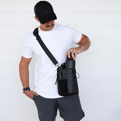 Versatile Multi-Pocket Magnetic Bottle Gym Bag