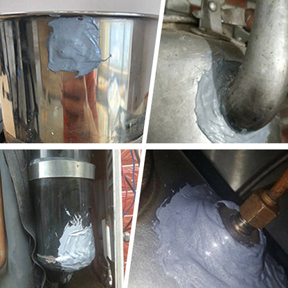 Vattentät epoxilim för metallreparation
