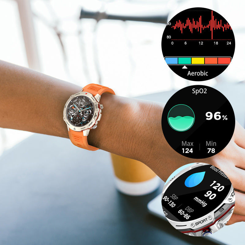 🔥2025 Ny release🔥Multifunktionell 1.39 tum Bluetooth Smartklocka för Män och Kvinnor