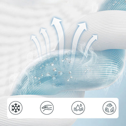 ❄️2025 Supercoolt nytt material❄️Wasbaar och svalkande 4-delat bäddset🌸