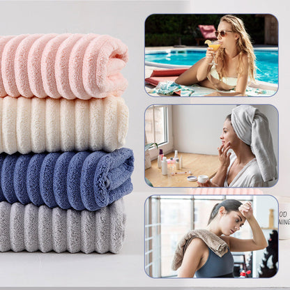 Super Soft Absorbent Coral Velvet Face Towel