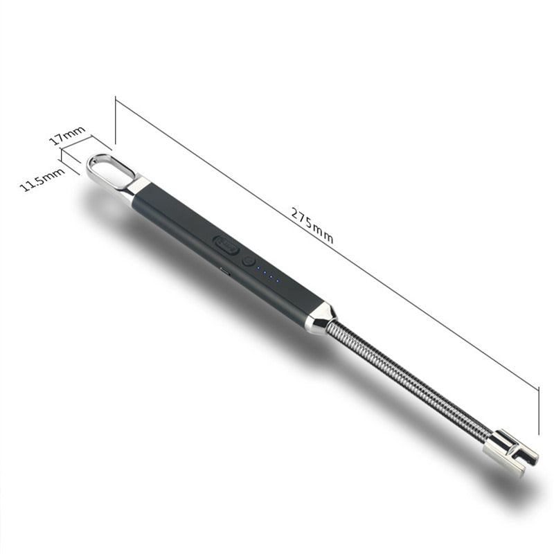 Elektrisk tändare med flera användningsområden, 360° uppladdningsbar