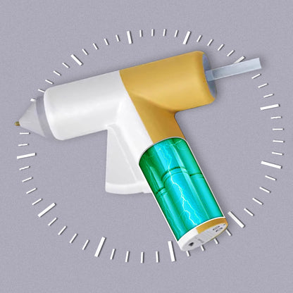 🎁2025 HOT SALE👨‍👩‍👧‍👦Sladdlös limpistol med limstickor