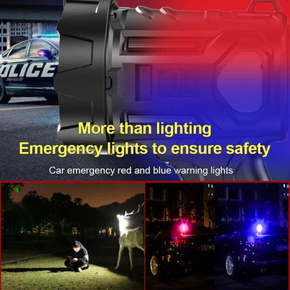 Bärbar handhållen LED-ficklampa med hög effekt