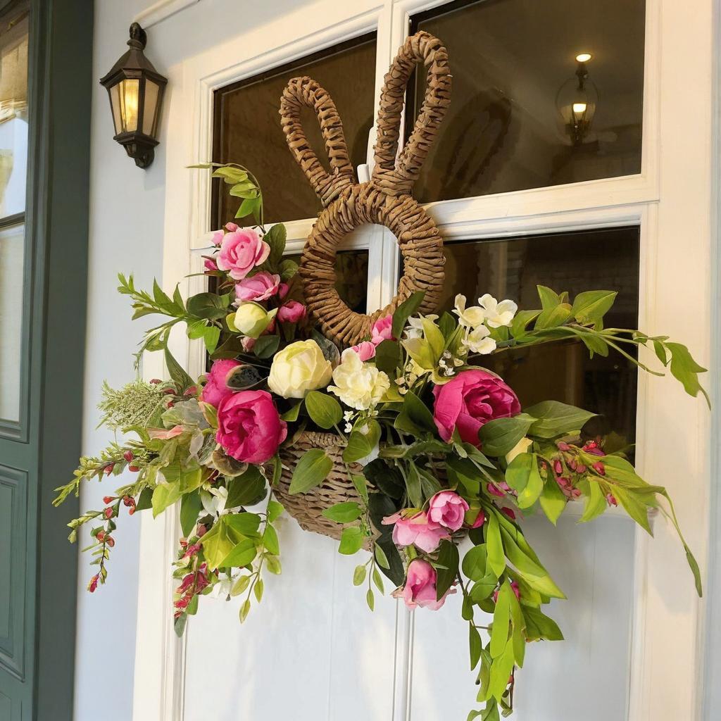 ⏳50 procent rabatt💐 Bunny blomkrukor väggdekor