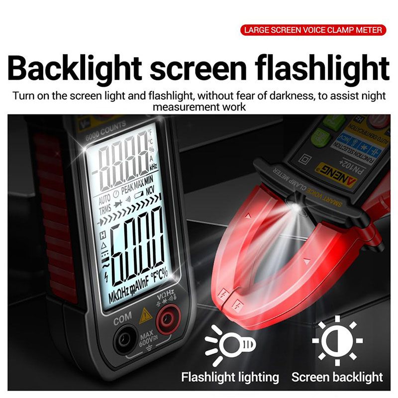 Smart Röstklämma Multimeter Tester