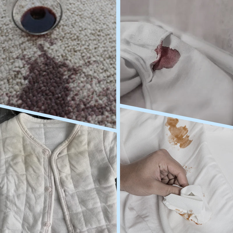 ✨ Skumrengörare för borttagning av fettfläckar på kläde