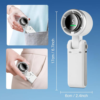 🔥 Summer Outdoor Essentials 49% OFF✨ 3-i-1 bärbar handhållen turbofläkt