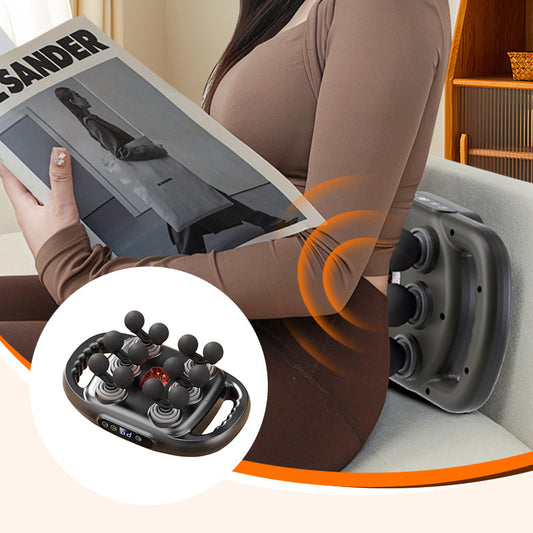 🔥Multifunktionell automatisk 12-rullars muskelmassage maskin