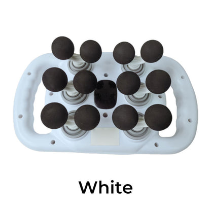 🔥Multifunktionell automatisk 12-rullars muskelmassage maskin