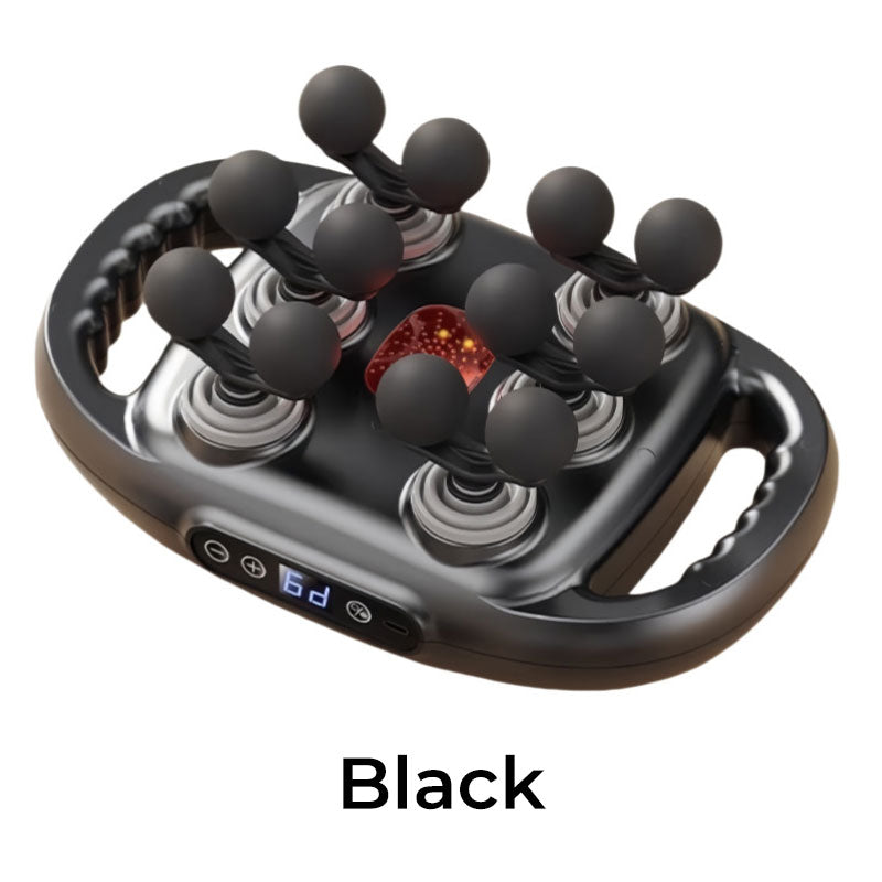 🔥Multifunktionell automatisk 12-rullars muskelmassage maskin