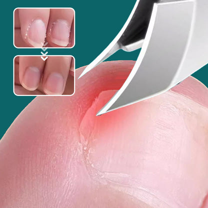 💅Stänkskydd schuine rand nagelklem 3-delige set