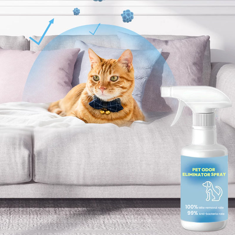 Lukten från husdjuret avlägsnar sprayen🐱🐶