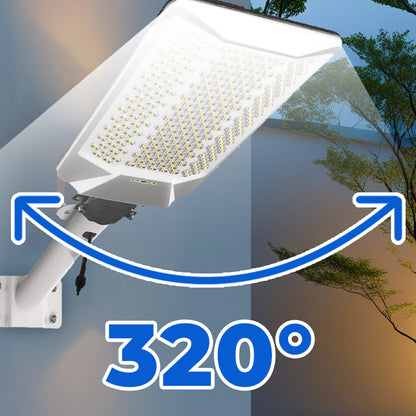 Extra ljusstark vattentät utomhuslampa med solcelle