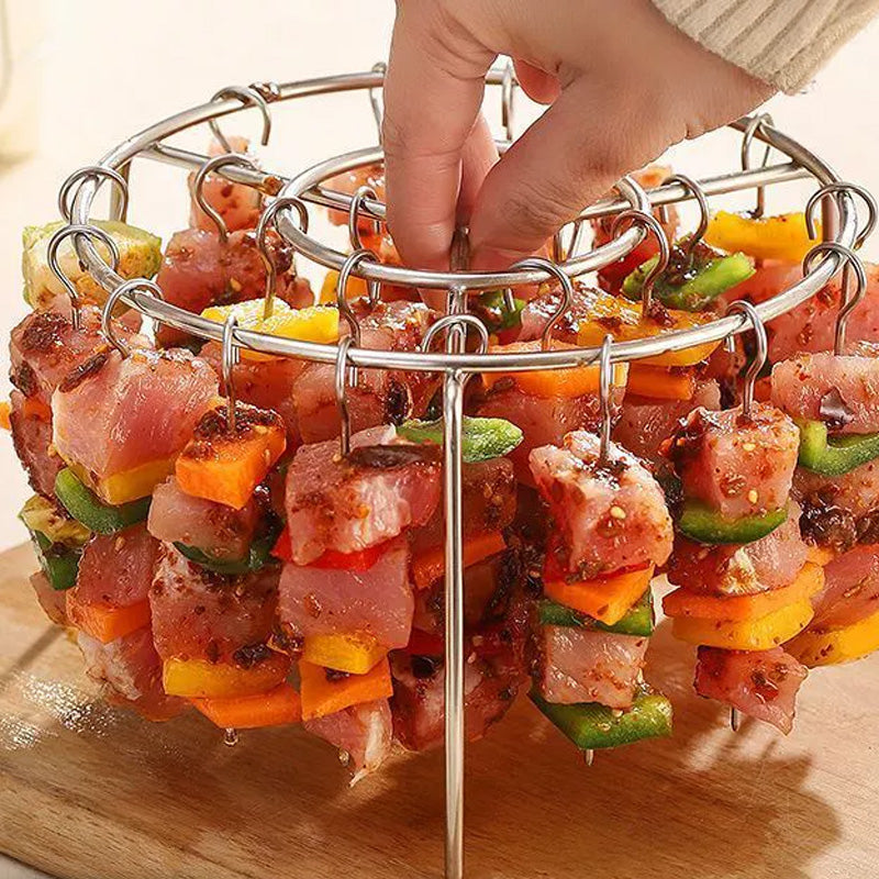 316 Rostfritt Stål Multifunktionellt Grillgaller-Set för Air Fryer
