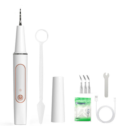 ✨😁🦷✨ Hög Effektiv Bärbar Ultrasonisk Tandrensare – 360° Tandvård Hemma! 🚿🦷🌿