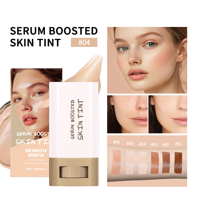 💖Köp 1 få 1 gratis🥰Fuktgivande och lystergivande serumförstärkt foundationstick