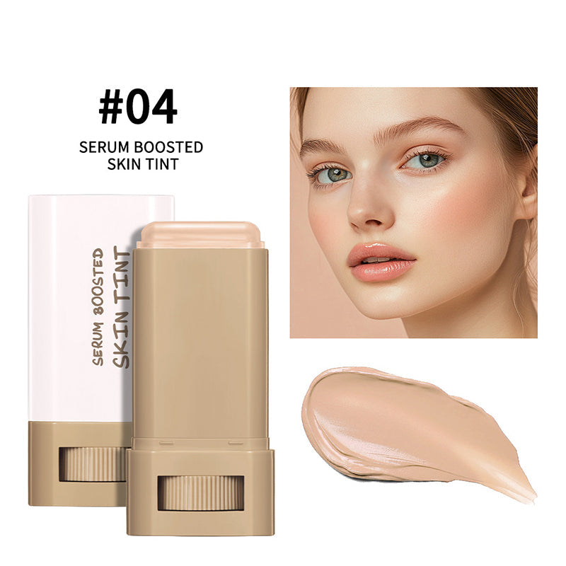 💖Köp 1 få 1 gratis🥰Fuktgivande och lystergivande serumförstärkt foundationstick