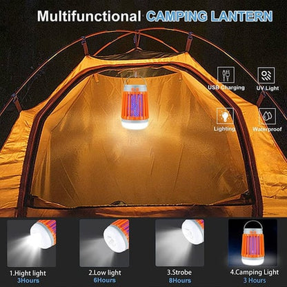 ✨ 49% rabatt - Multifunktionell Solar camping Myggmördare Lamp
