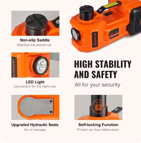 🔥CE/FCC-certifiering🔥12V multifunktionell bilelektrisk hydraulisk jackpaket