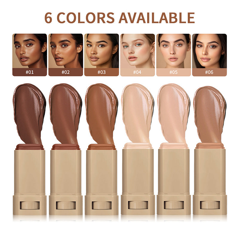 💖Köp 1 få 1 gratis🥰Fuktgivande och lystergivande serumförstärkt foundationstick