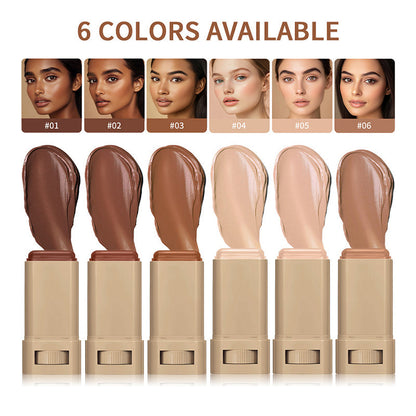 💖Köp 1 få 1 gratis🥰Fuktgivande och lystergivande serumförstärkt foundationstick