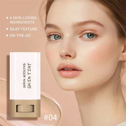 💖Köp 1 få 1 gratis🥰Fuktgivande och lystergivande serumförstärkt foundationstick