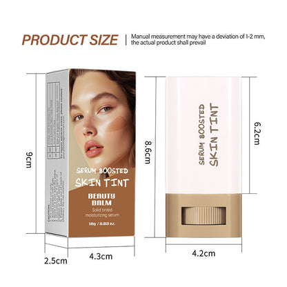 💖Köp 1 få 1 gratis🥰Fuktgivande och lystergivande serumförstärkt foundationstick