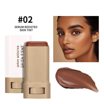 💖Köp 1 få 1 gratis🥰Fuktgivande och lystergivande serumförstärkt foundationstick