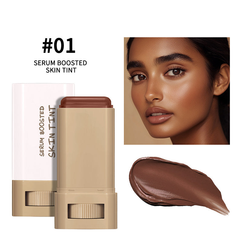💖Köp 1 få 1 gratis🥰Fuktgivande och lystergivande serumförstärkt foundationstick