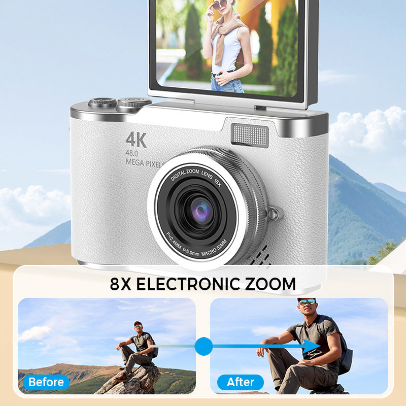📷4K HD digitalkamera med flipskärm💥