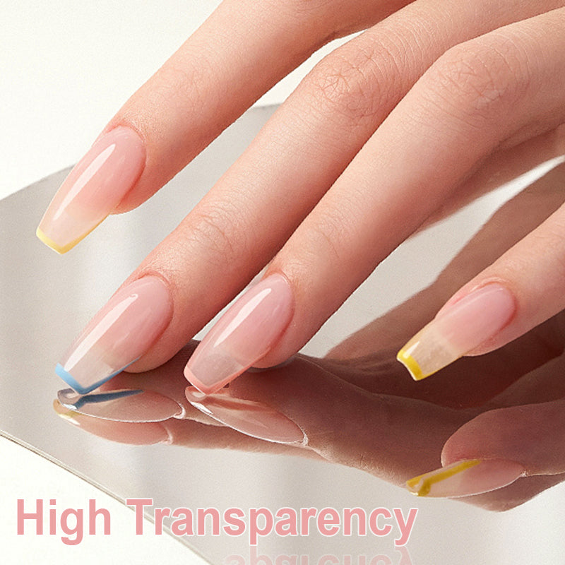 ✨️💅3-in-1 Mångsidig Hög Transparent Nagelbygg Base Gel
