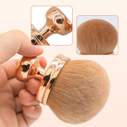 🌟Köp 1 få 1 gratis🌟NEW Mushroom Head Makeup Brush, Mushroom Head Loose Powder Brush, Large Single Blush Brush.