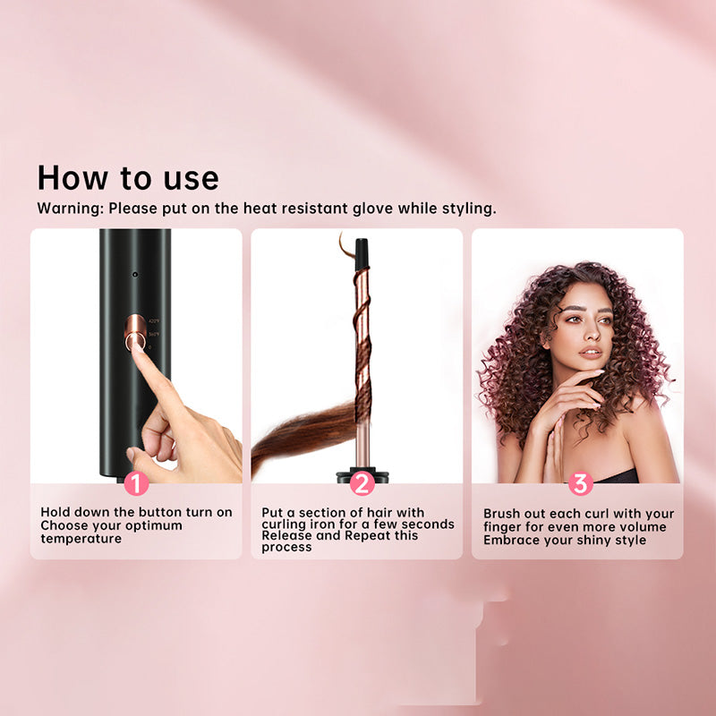 💖Varm försäljning -50% rabatt 💖 3/8 tums ultrafin locktång i ull.