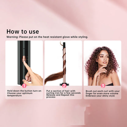 💖Varm försäljning -50% rabatt 💖 3/8 tums ultrafin locktång i ull.