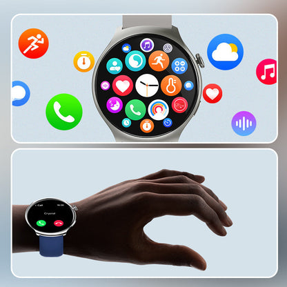 🔥Limited time offer🔥Multifunktionell rund smart sportklocka