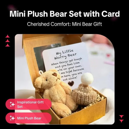 ✨Köp 1 Få 1 gratis✨Handgjord Mini Plush Nallebjörn i Låda