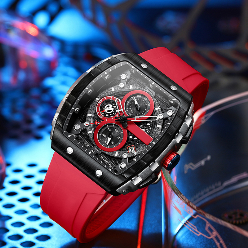 💖50% rabatt 🔥Cyberpunk futuristisk stil⌚Multifunktionell quartzklocka för män