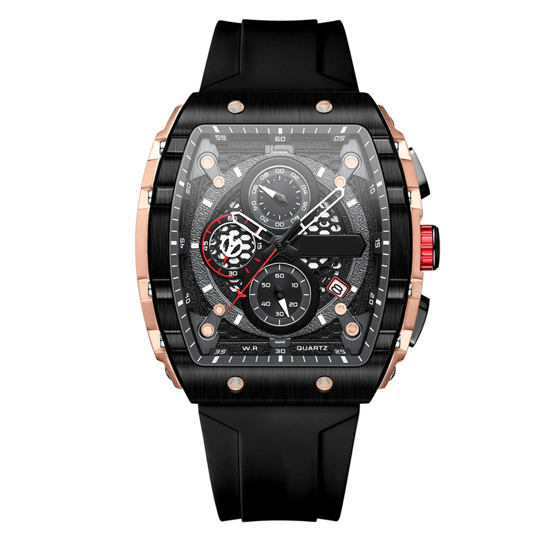 💖50% rabatt 🔥Cyberpunk futuristisk stil⌚Multifunktionell quartzklocka för män
