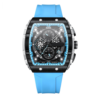 💖50% rabatt 🔥Cyberpunk futuristisk stil⌚Multifunktionell quartzklocka för män