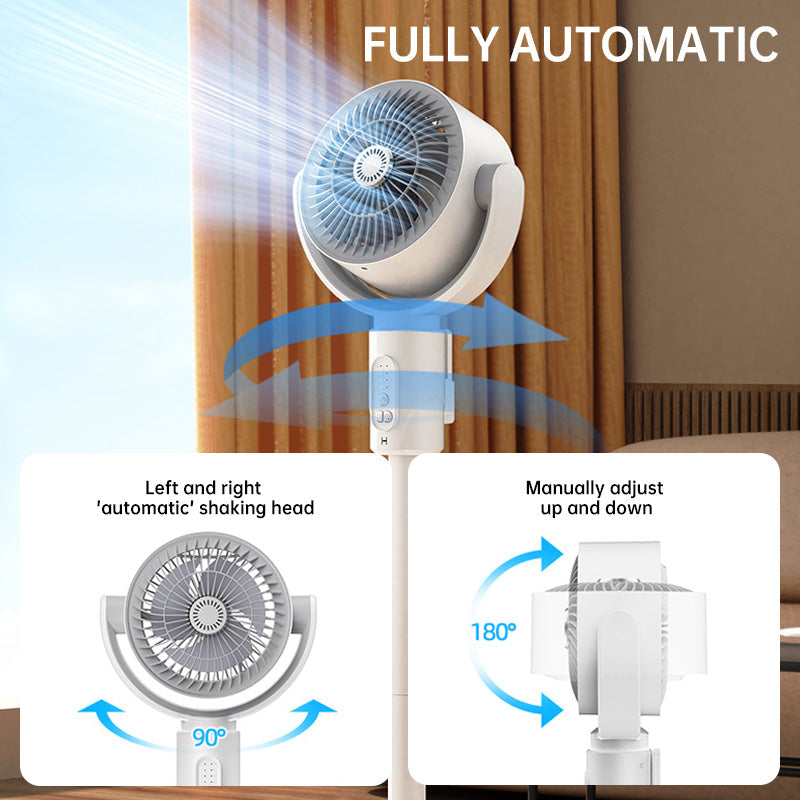 ❄️🔥USB-driven tyst energieffektiv golvfläkt🍃