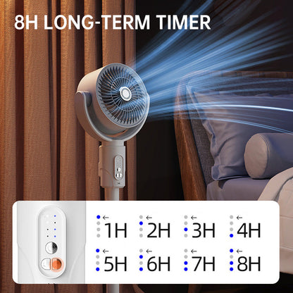 ❄️🔥USB-driven tyst energieffektiv golvfläkt🍃
