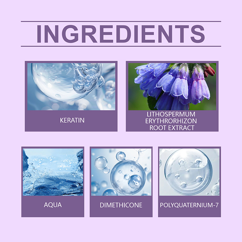 💜Anti-gulnande lila hårmask💜